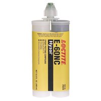 E-60NC Electrically Non-Corrosive Structural Adhesives, 400 ml, Dual Cartridge, Two-Part, Black Mukwa Safety Services