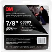 3M Automotive Acrylic Tape, 18 M (60') L x 22 mm (7/8") W, 45 mils, Acrylic Mukwa Safety Services