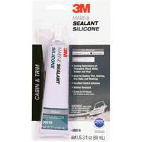 Marine Grade Silicone Sealant, 3 oz., Tube, Clear Mukwa Safety Services