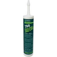 Dowsil 786 Silicone Sealant, 300 ml, Cartridge, White Mukwa Safety Services