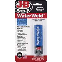 Colle &eacute;poxyde WaterWeld, 2 oz, B&acirc;ton, Blanc cass&eacute; Mukwa Safety Services
