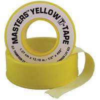 Ruban T, 260" lo x 1/2" la, Jaune Mukwa Safety Services