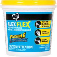 Alex Flex&reg; Flexible Spackling, 946 ml, Plastic Container Mukwa Safety Services
