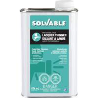 Professional Grade Lacquer Thinner, Rectangular Can, 946 ml Mukwa Safety Services