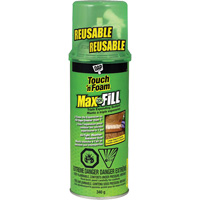 Touch 'n Foam&reg; Max Fill Triple Expanding Sealant, 340 g, Aerosol Can, Cream Mukwa Safety Services