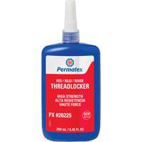 Adh&eacute;sif frein-filet permanent, Rouge, &eacute;lev&eacute;, 250 ml, Bouteille Mukwa Safety Services