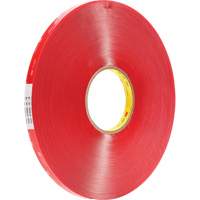 VHB Tape, 66 m (216') L x 6 mm (1/4") W, 23 mils, Acrylic Mukwa Safety Services