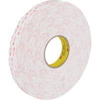 VHB Tape 4950, 33 m (108') L x 25.4 mm (1") W, 45 mils, Acrylic Mukwa Safety Services