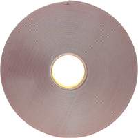 VHB Tape, 33 m (108') L x 25.4 mm (1") W, 91 mils, Acrylic Mukwa Safety Services