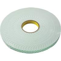 Double-Coated Foam Tape, 33 m (108') L x 18 mm (3/4") W, 62.5 mils, Urethane Mukwa Safety Services