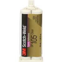Adh&eacute;sif Scotch-Weld, 1,7 liq. oz., Cartouche, Deux composants, Translucide Mukwa Safety Services