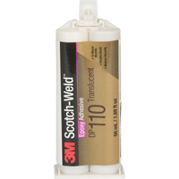 Adh&eacute;sif Scotch-Weld, 1,64 liq. oz., Cartouche double, Deux composants, Transparent Mukwa Safety Services