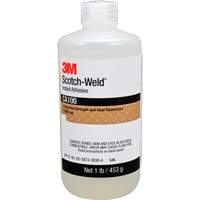 Scotch-Weld Instant Adhesive CA100, Off-White, Bottle, 1 lbs. Mukwa Safety Services
