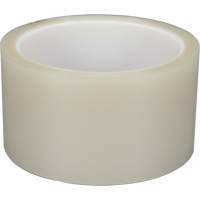 Polyester Film Tape, Polyester, 50.8 mm (2") W x 66 m (216') L, 2.2 mils Thick Mukwa Safety Services