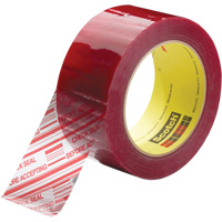 Scotch&reg; Security Message Box Sealing Tape 3779, Acrylic Adhesive, 1.8 mils, 48 mm (2") x 914 m (2998') Mukwa Safety Services