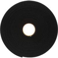 Ruban de mousse en vinyle 4504, 25,4 mm (1") la x 16,5 m (54') lo, 250 mils, Noir Mukwa Safety Services