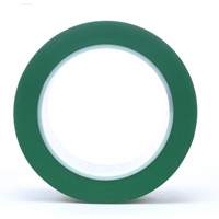 471 Vinyl Tape, 50.8 mm (2") W x 32.9 m (108') L, 5.2 mils, Green Mukwa Safety Services