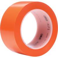 Ruban en vinyle 471, 50,8 mm (2") la x 32,9 m (108') lo, 5,2 mils, Orange Mukwa Safety Services