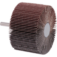 Mounted Flap Wheel, A80 Grit, 3" x 2" x 1/4" Mukwa Safety Services