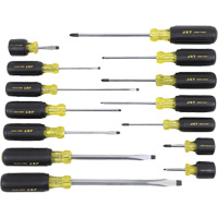 JKS-14S Cushion Grip Screwdriver Set, 14 Pcs. Mukwa Safety Services