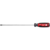 Cabinet Screwdriver, 3/16" Tip, Round, 279 mm L, Cushion Grip Handle Mukwa Safety Services