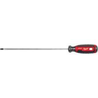 Cabinet Screwdriver, 1/4" Tip, Round, 363 mm L, Cushion Grip Handle Mukwa Safety Services