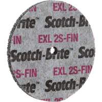 Meule homog&egrave;ne Scotch-Brite EXL, 3" x 1/2", Arbre de 1/4" Mukwa Safety Services