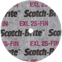 Meule homog&egrave;ne Scotch-Brite EXL, 3" x 1/2", Arbre de 1/4" Mukwa Safety Services