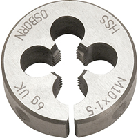 Split Circular Die, M10 X 1.5 Thread, High Speed Steel Mukwa Safety Services