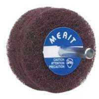 Disques non tiss&eacute;s Abrasotex, 3" dia. x 1" la, Arbre 1/4", Oxyde d'aluminium Mukwa Safety Services