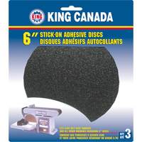 Disque de ponçage pour le bois, 6" dia., Grain 60 Mukwa Safety Services