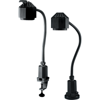 Sunnex Task Lights - 50 Watt Moisture Resistant Halogen Task Lights, 50 W, Halogen, 27" Neck, Black Mukwa Safety Services