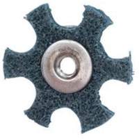 Disque abrasif en forme d'&eacute;toile pour pr&eacute;paration de surface Abrasotex , 1-1/2" dia., Grain Tr&egrave;s fin, Oxyde d'aluminium Mukwa Safety Services