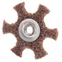 Disque abrasif en forme d'&eacute;toile pour pr&eacute;paration de surface Abrasotex , 2" dia., Grain Cors&eacute;, Oxyde d'aluminium Mukwa Safety Services