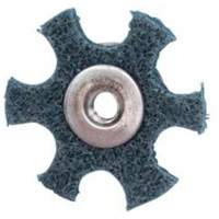 Disque abrasif en forme d'&eacute;toile pour pr&eacute;paration de surface Abrasotex , 3" dia., Grain Tr&egrave;s fin, Oxyde d'aluminium Mukwa Safety Services