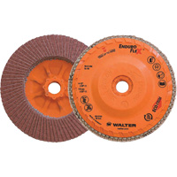 Disque &agrave; lamelles Enduro-Flex, 4-1/2" x 5/8"-11, Type 27, Grain 60, Alumine de zirconium Mukwa Safety Services