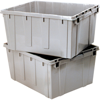 Nesting Container, 21.1" W x 17.7" D x 12" H, Grey Mukwa Safety Services