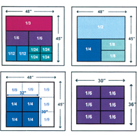 StakPak Plus 4845 System Containers, 15" W x 24" D x 14.5" H, Royal Blue Mukwa Safety Services