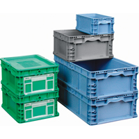 StakPak Plus 4845 System Containers, 15" W x 12" D x 7.5" H, Grey Mukwa Safety Services