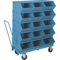Bacs sectionnels superposables Stackbin - Chariots Mukwa Safety Services