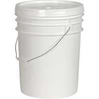 General Purpose Pail without Lid, Plastic, 4 L Mukwa Safety Services