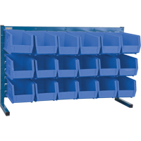Rayonnage &agrave; persienne avec bacs, 18 bacs, 8-1/4" la x 36" p x 22" h Mukwa Safety Services
