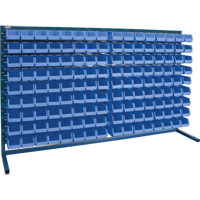 Rayonnage &agrave; persienne avec bacs, 144 bacs, 72" la x 15" p x 40" h Mukwa Safety Services