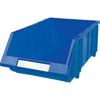 Stack & Hang Bin, 11-13/16" W x 7" H x 17-11/16" D, Blue Mukwa Safety Services