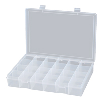 Boîtes &agrave; compartiments compactes en polypropyl&egrave;ne, 13-1/8" la x 9" p x 2-5/16" h, 24 compartiments Mukwa Safety Services
