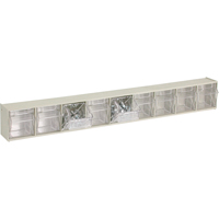 Tip-Out Bins Modular Storage System, 23-5/8" W x 2-1/2" D x 3-1/8" H, 9 Drawers Mukwa Safety Services