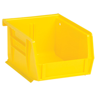 Ultra Stack & Hang Bin, 4-1/8" W x 3" H x 5-3/8" D, Yellow Mukwa Safety Services