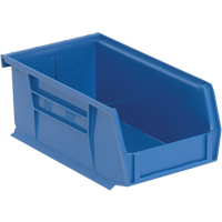 Ultra Stack & Hang Bin, 4-1/8" W x 3" H x 7-3/8" D, Blue Mukwa Safety Services