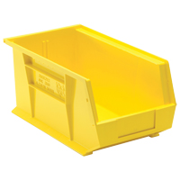 Ultra Stack & Hang Bin, 8-1/4" W x 7" H x 14-3/4" D, Yellow Mukwa Safety Services