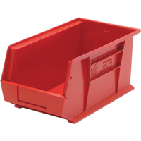 Ultra Stack & Hang Bin, 8-1/4" W x 7" H x 14-3/4" D, Red Mukwa Safety Services